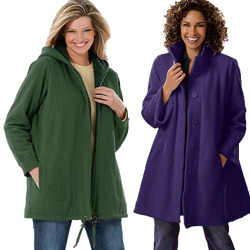 Women&39s Plus Size Fleece Jackets and Coats