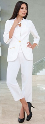 Capri Plus Size Pant Suit