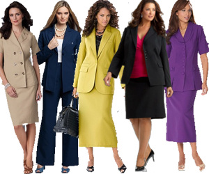 Women's Plus Size Business Suits